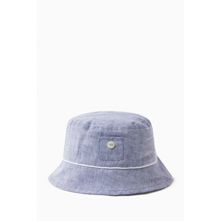 Tartine et Chocolat - Bucket Hat in Cotton-linen blend