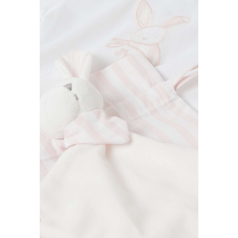 Tartine et Chocolat - Embroidered Sleepsuit Set in Cotton Pink
