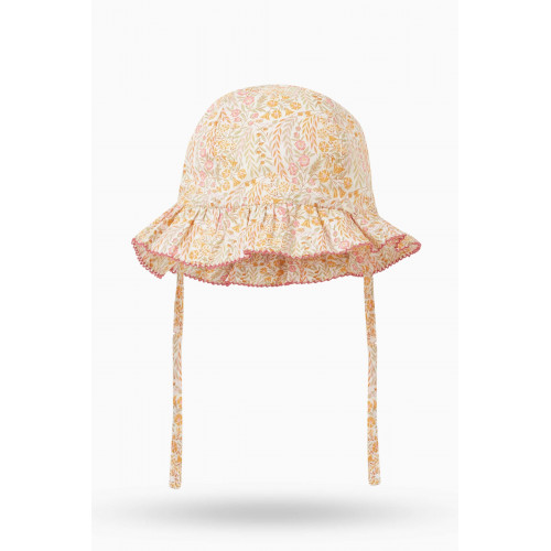 Tartine et Chocolat - Liberty Floral Bucket Hat in Cotton Pink