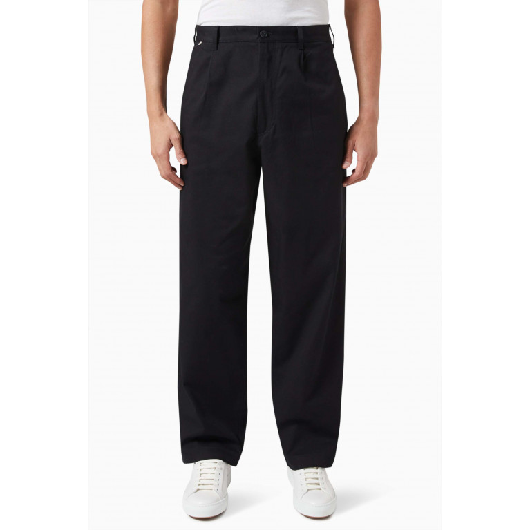 Boss - Relaxed-fit Trousers in Cotton