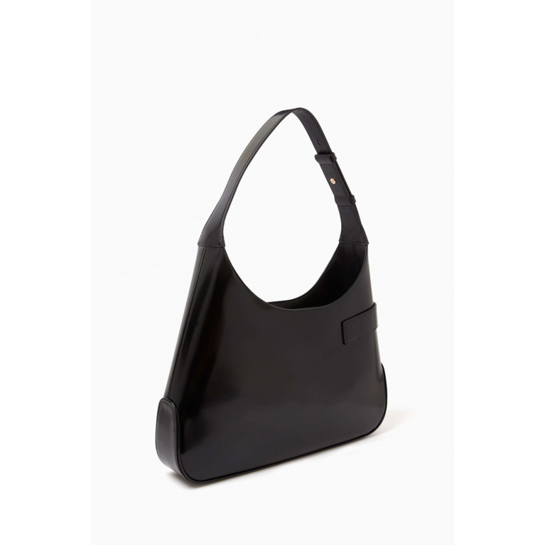 Ferragamo - Large Hobo Shoulder Bag in Brushed Leather