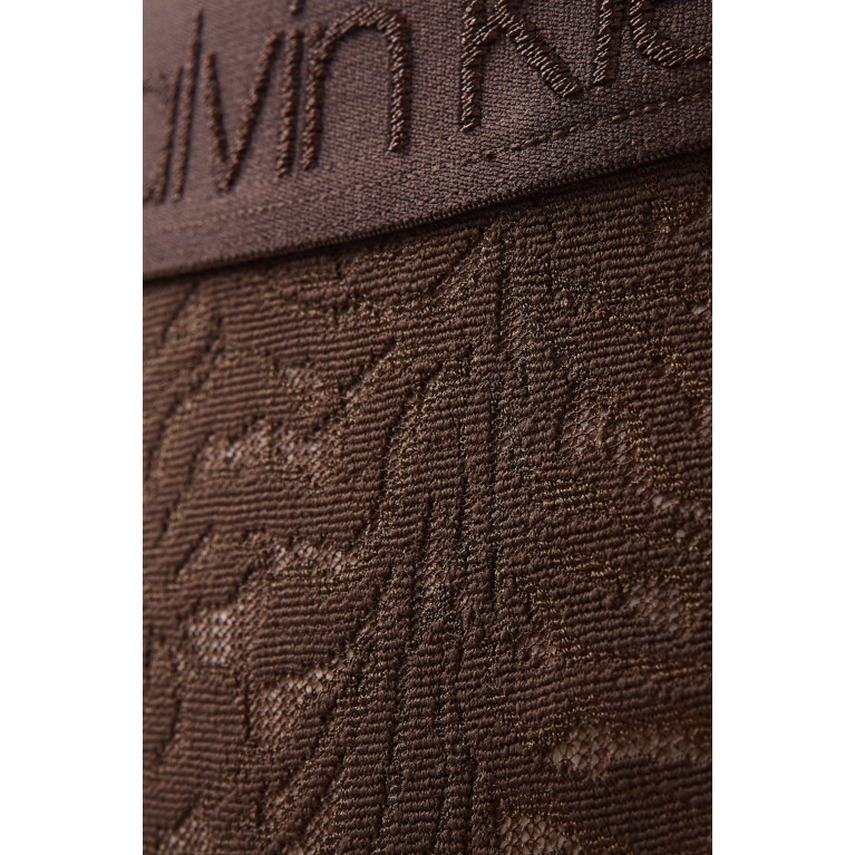 Calvin Klein - Intrinsic Thong in Nylon-blend Brown