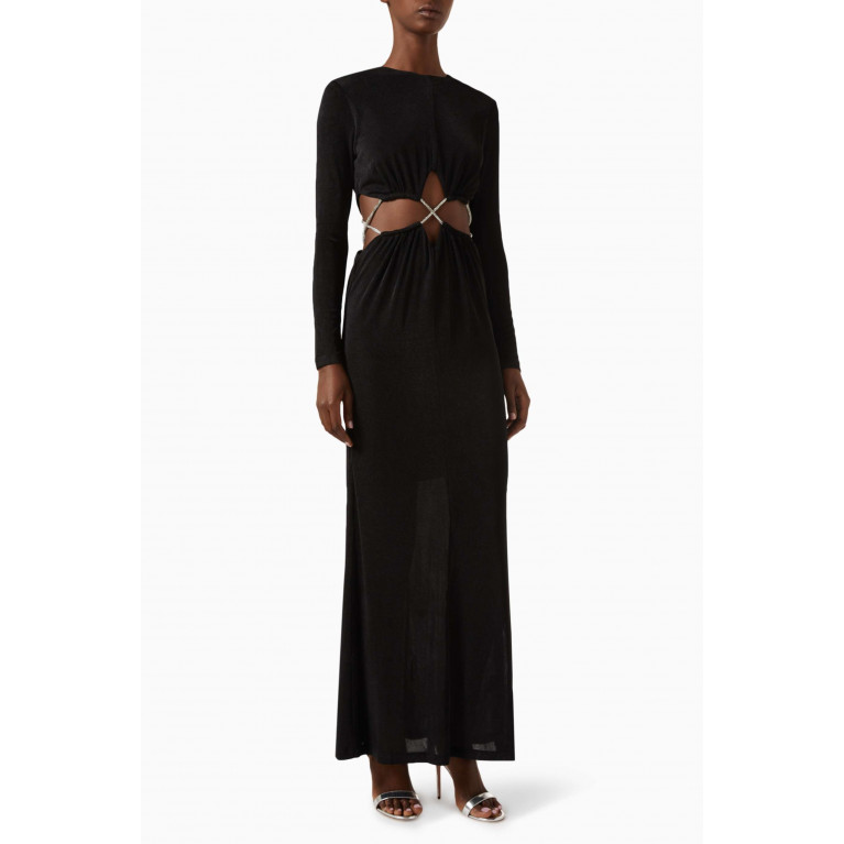 Misha - Marcel Cut-out Maxi Dress in Jersey