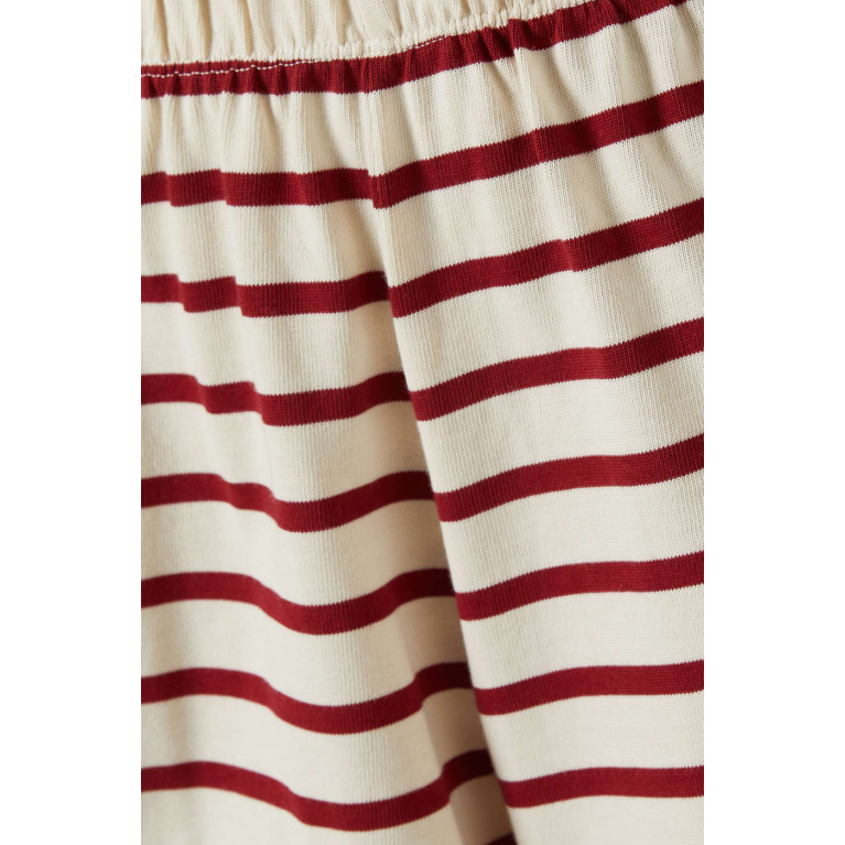 Posse - Hugo Stripe Shorts in Stretch-cotton