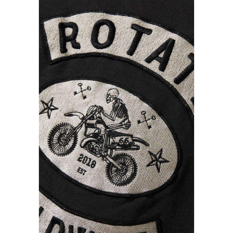 Rotate - Irisa Logo-embroidered Sweatshirt in Organic Fleece