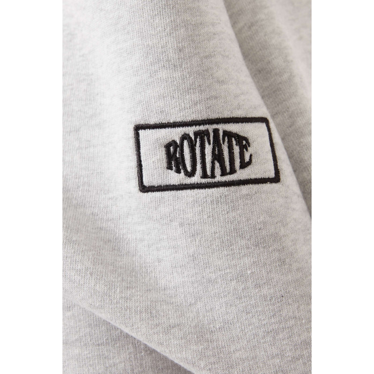 Rotate - Mimi Logo Sweatpants in Organic Cotton-fleece