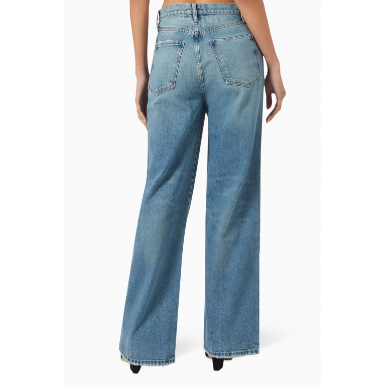 Frame - Le Jane Wide Leg Jeans in Cotton