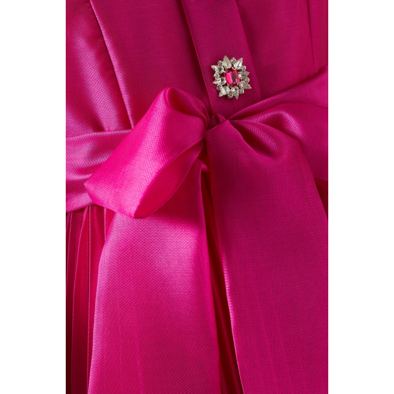 Senna - Latina Pleated Maxi Dress Pink