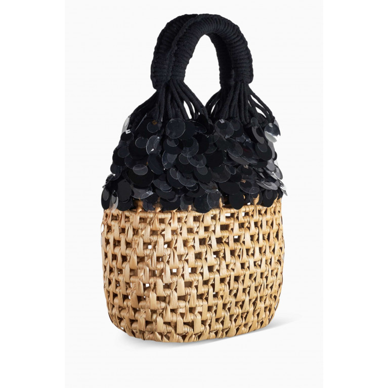 Nannacay - Serena Top-handle Bag in Carnauba Straw