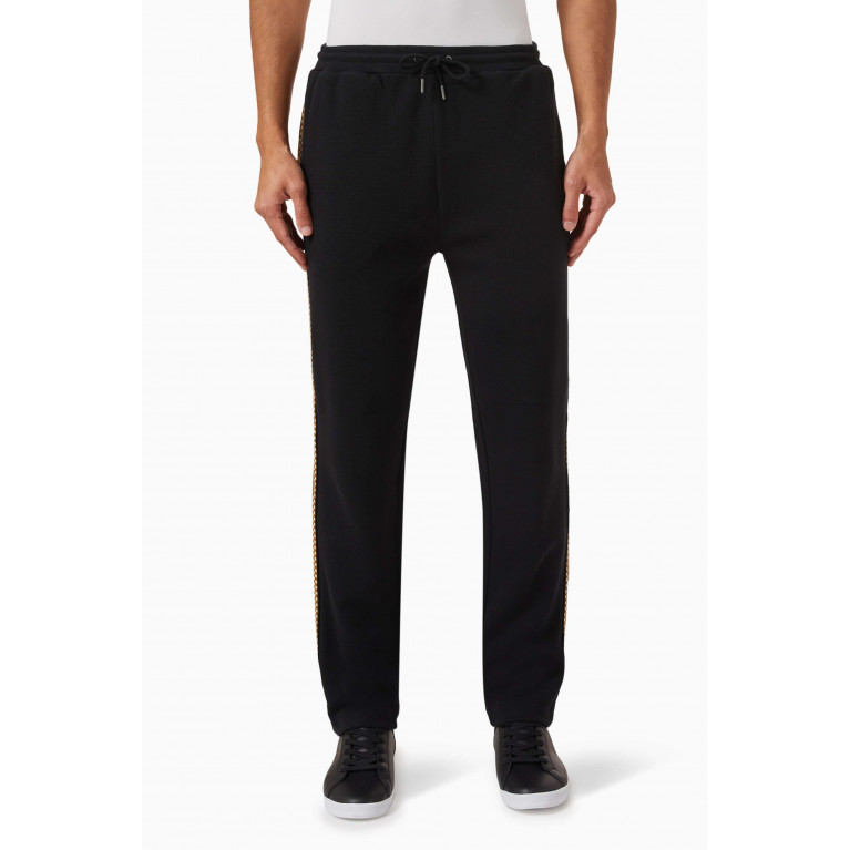 Fred Perry - Chequerboard Tape Sweatpants in Cotton-twill