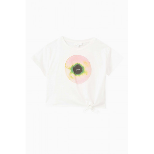 Chloé - Graphic Print T-shirt in Cotton