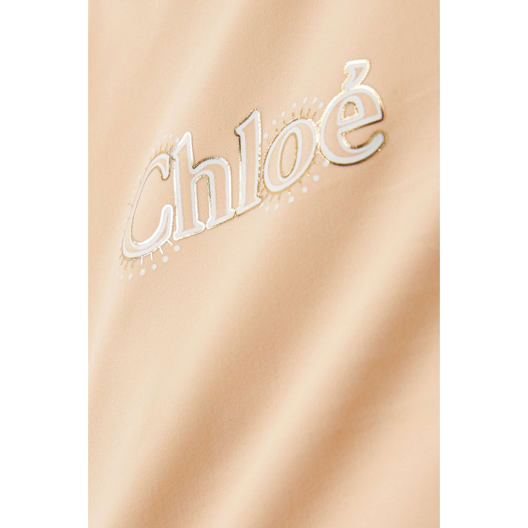 Chloé - Logo One-piece Swimsuit in Lycra