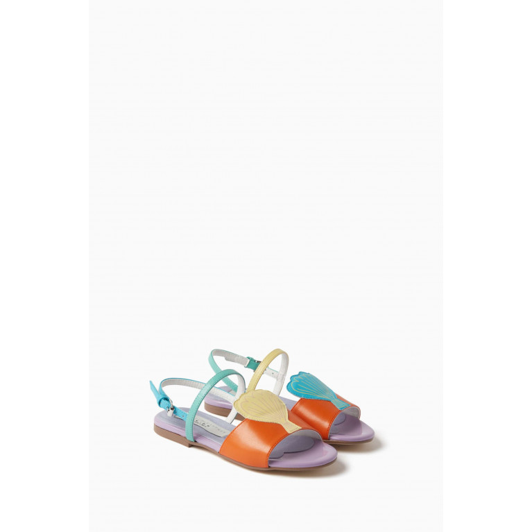 Stella McCartney - Shell Sandals in Leather