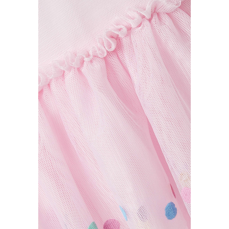 Stella McCartney - Confetti Dot Ruffled Dress in Tulle