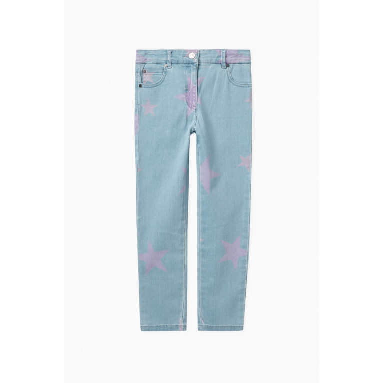 Stella McCartney - Star-print Jeans in Organic Cotton Denim