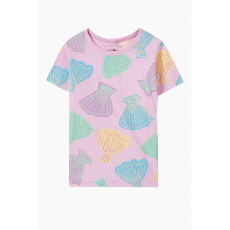 Stella McCartney - Shell Print T-Shirt in Cotton