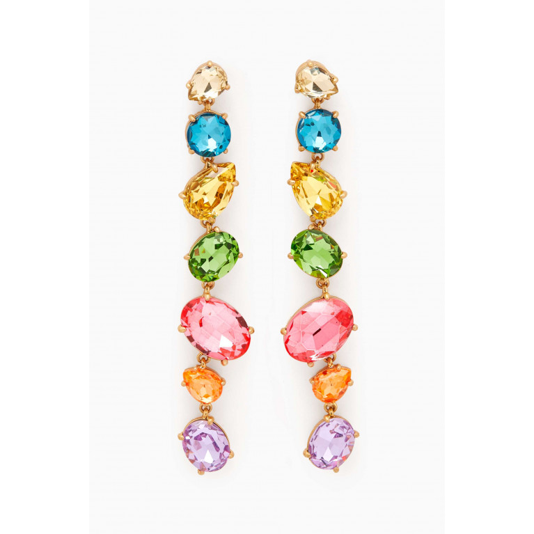 Roxanne Assoulin - The Mad Merry Marvelous Earrings in Gold-plated Metal