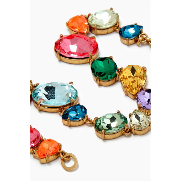 Roxanne Assoulin - The Mad Merry Marvelous Jewel Bracelet in Gold-plated Metal