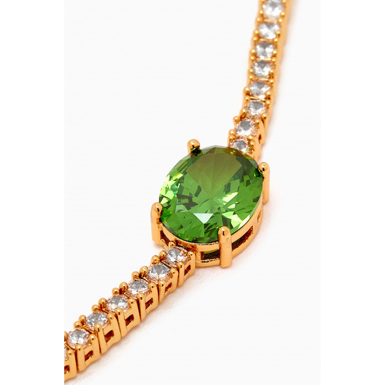 Roxanne Assoulin - Emerald City Necklace in Gold-plated Brass