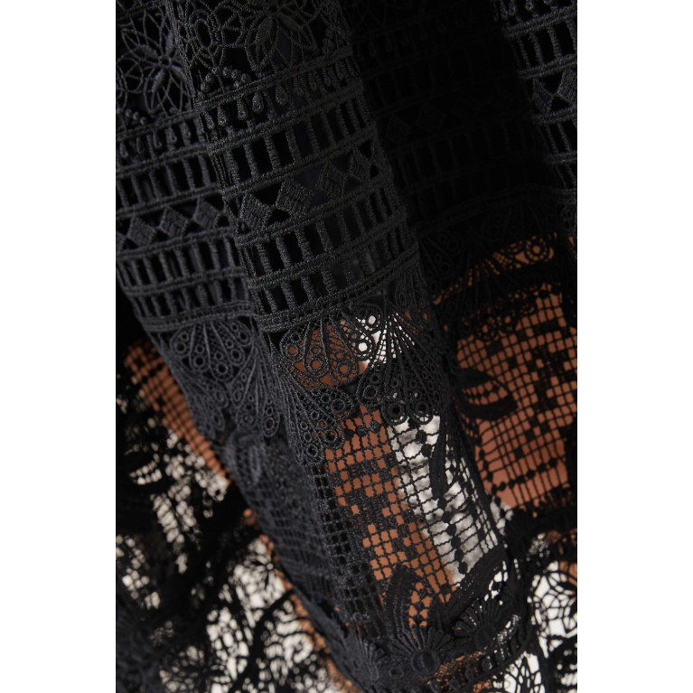 Waimari - Vallarta Midi Dress in Cotton-lace