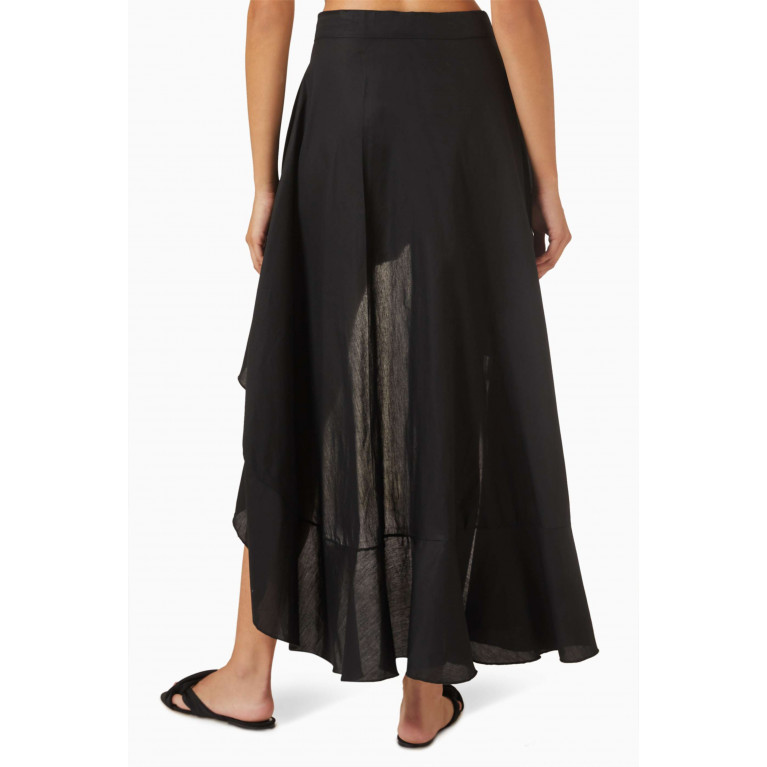 Waimari - Flamenco Wrap Skirt in Cotton