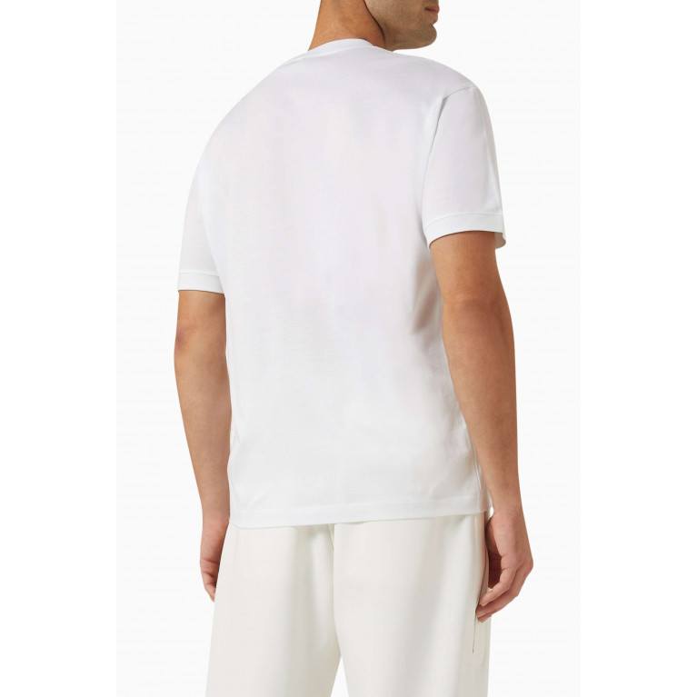 Emporio Armani - EA7 Logo Series T-Shirt in Cotton White