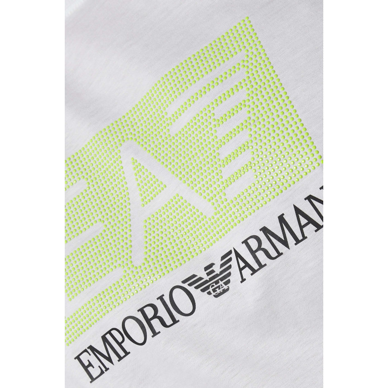 Emporio Armani - EA7 Logo Series T-Shirt in Cotton White