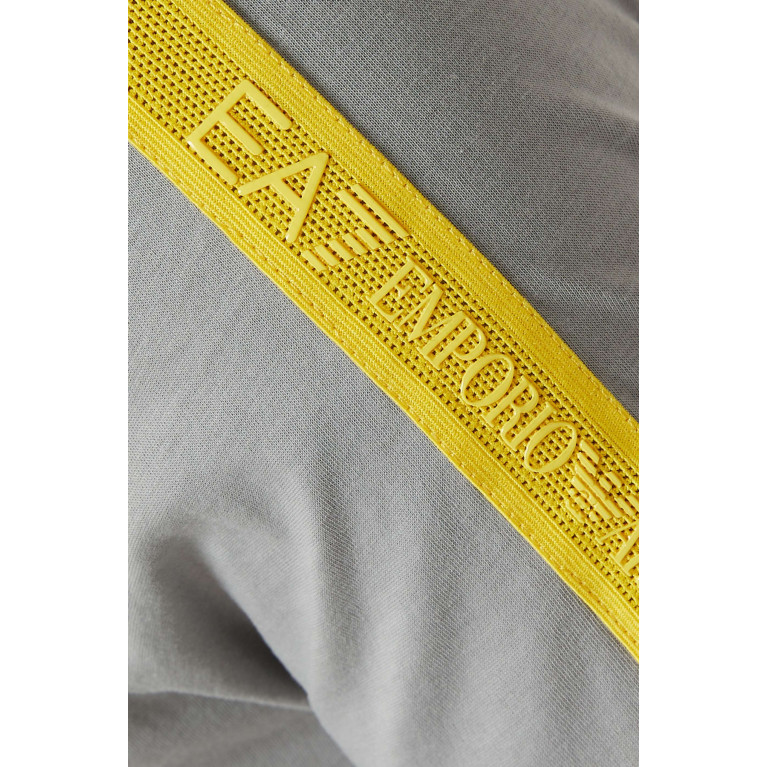 Emporio Armani - EA7 Train Logo Series Tape Polo Shirt in Cotton