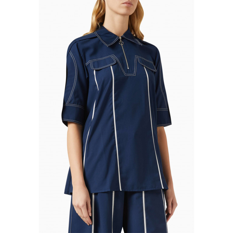 Lovebirds - A-line Shirt in Terry-rayon