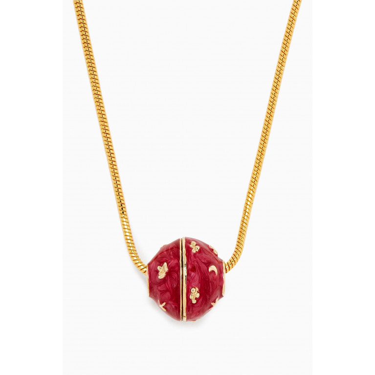 Susan Caplan - Rediscovered Vintage Sphere Pendant Necklace