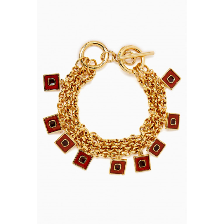 Susan Caplan - Rediscovered 1990s Vintage Charm Bracelet