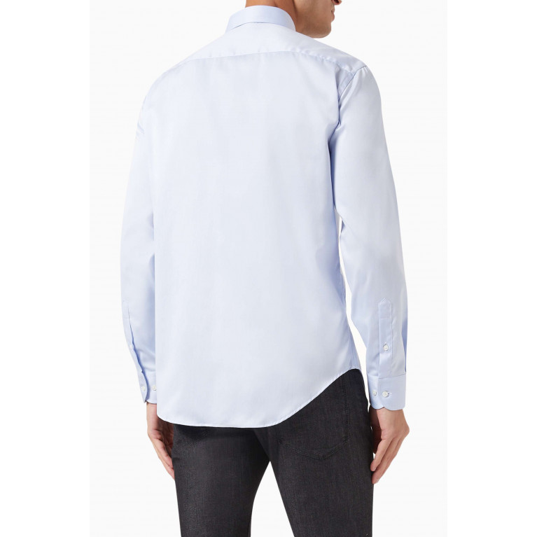 Emporio Armani - Classic Shirt in Stretch Cotton-blend