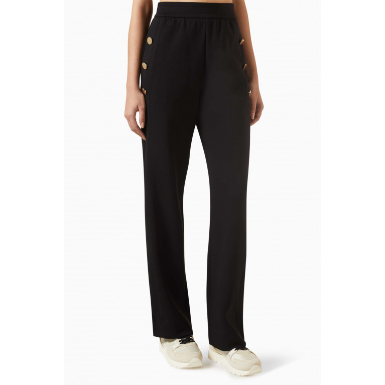 Emporio Armani - Button-detail Pants in Jersey