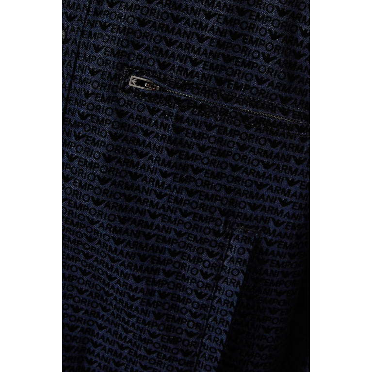 Emporio Armani - EA Logo Jacket in Cotton Denim