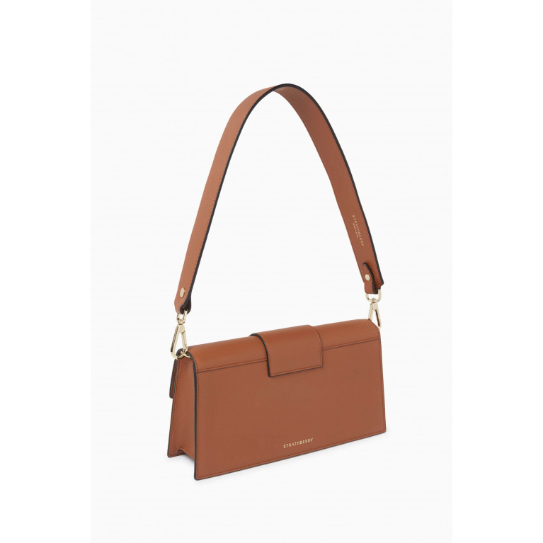 Strathberry - Mini Crescent Shoulder Bag in Calfskin Leather
