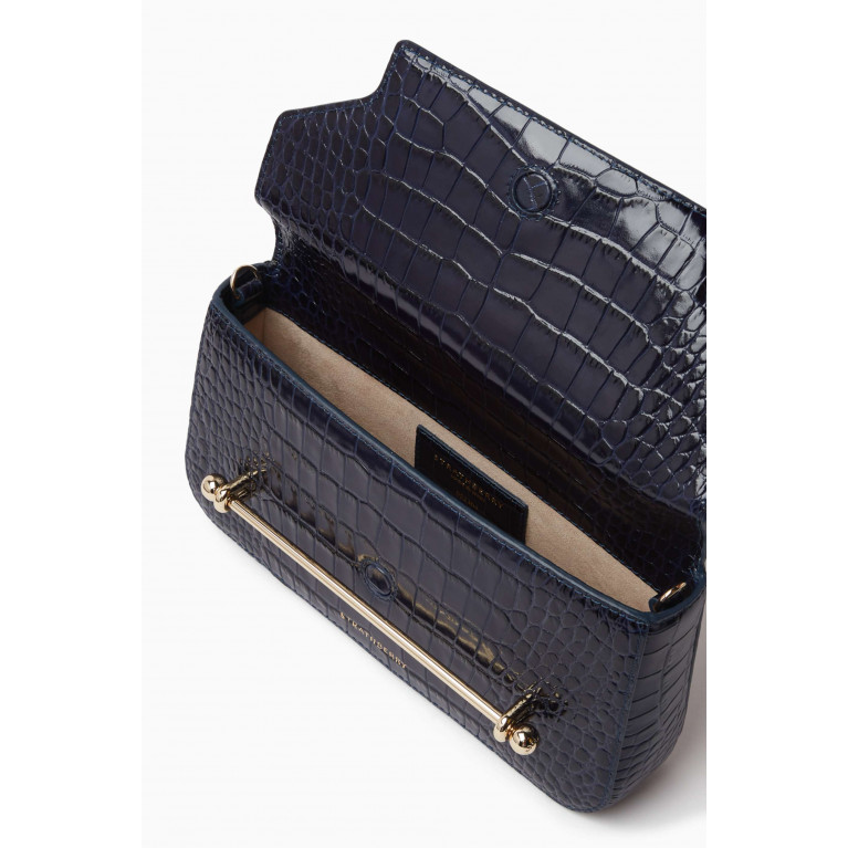 Strathberry - East/West Omni Clutch Bag in Croc-embossed Leather