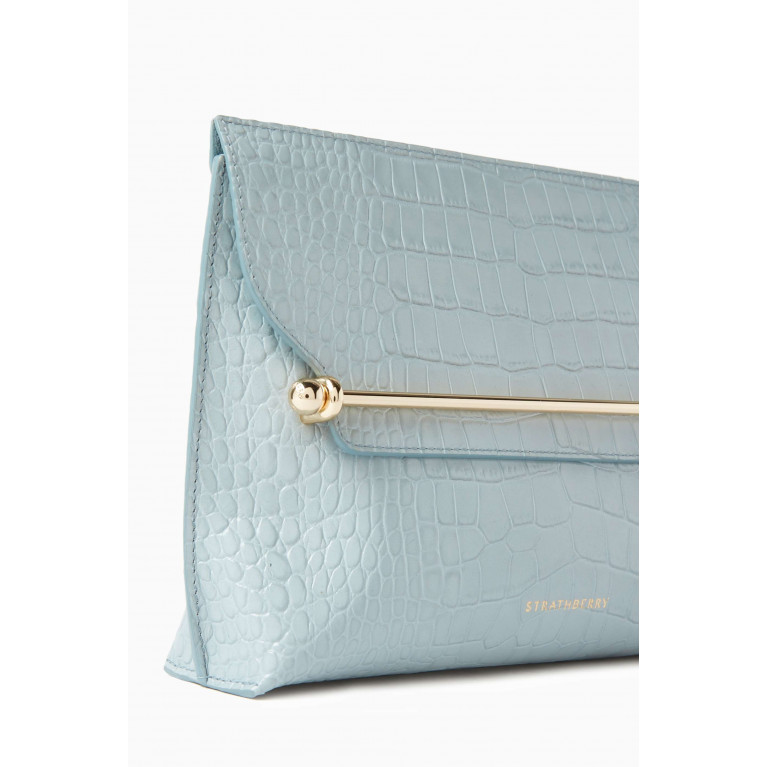 Strathberry - Stylist Crossbody Bag in Snake-embossed Leather