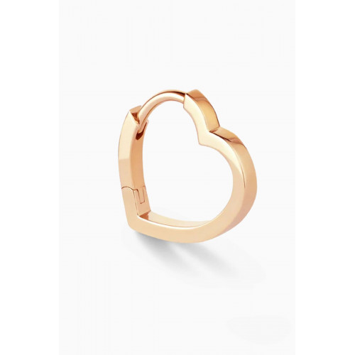 Repossi - Antifer Small Heart Single Earring in 18kt Rose Gold