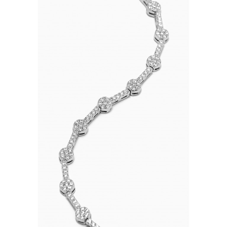 KHAILO SILVER - Crystal Bracelet in Sterling Silver