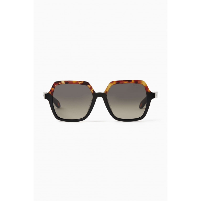 Giorgio Armani - Oversized Sunglasses in Acetate Grey
