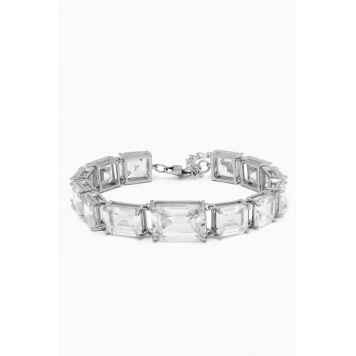 Tai Jewelry - Chunky Emerald-cut Bracelet in Sterling SIlver Silver