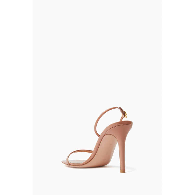 Gianvito Rossi - Ribbon 85 Slingback Sandals in Leather