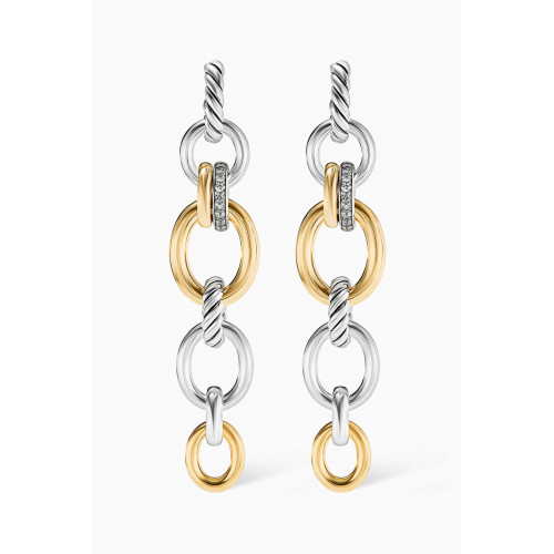 David Yurman - DY Mercer™ Linked Drop Earrings in Sterling Silver