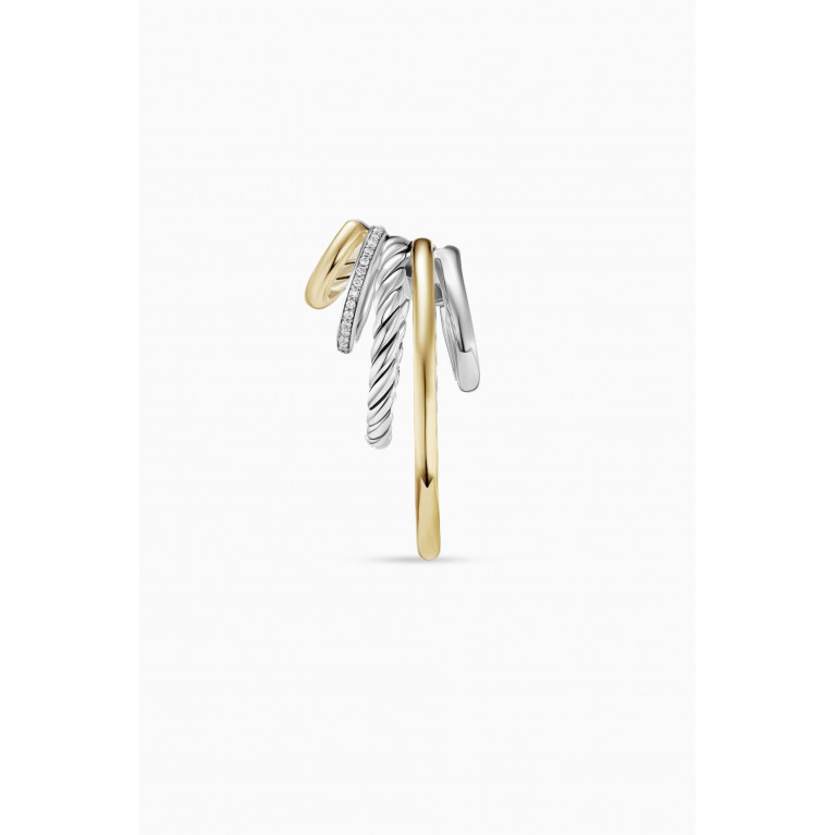 David Yurman - DY Mercer™ Multi Hoop Earrings in Sterling Silver