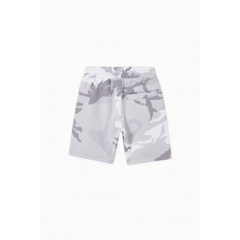Givenchy - Camouflage Logo Shorts in Cotton