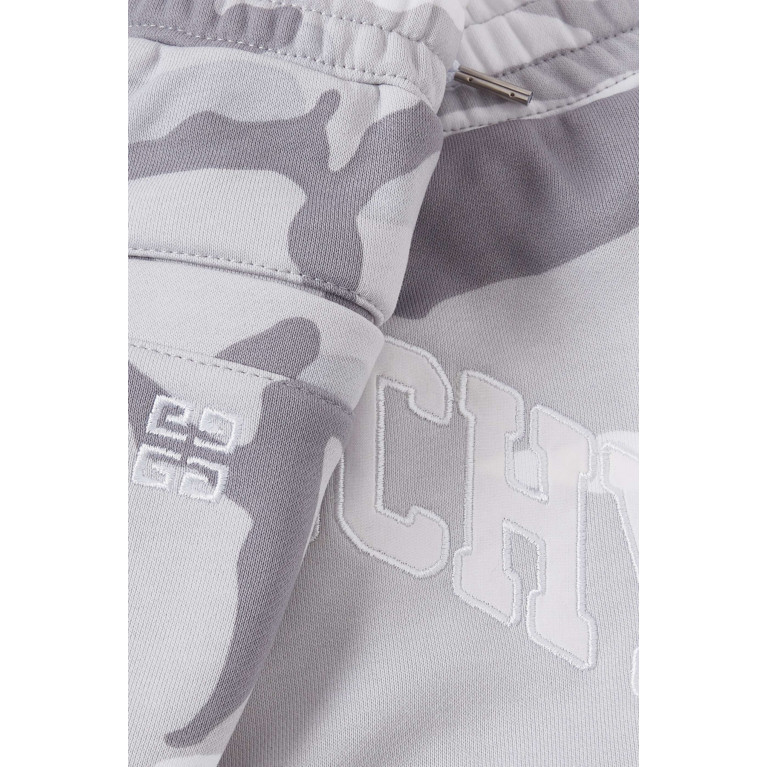 Givenchy - Camouflage Logo Shorts in Cotton