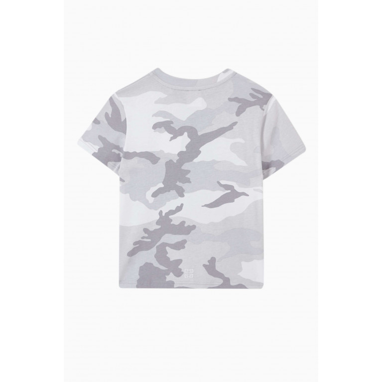 Givenchy - Camouflage Logo T-shirt in Cotton