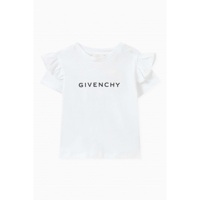 Givenchy - Logo T-shirt in Cotton Jersey White