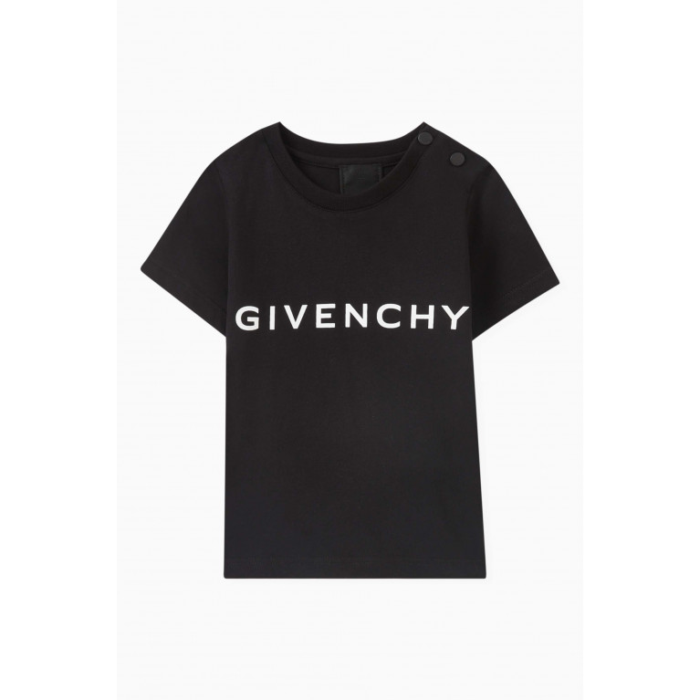 Givenchy - Logo T-shirt in Cotton Jersey Black