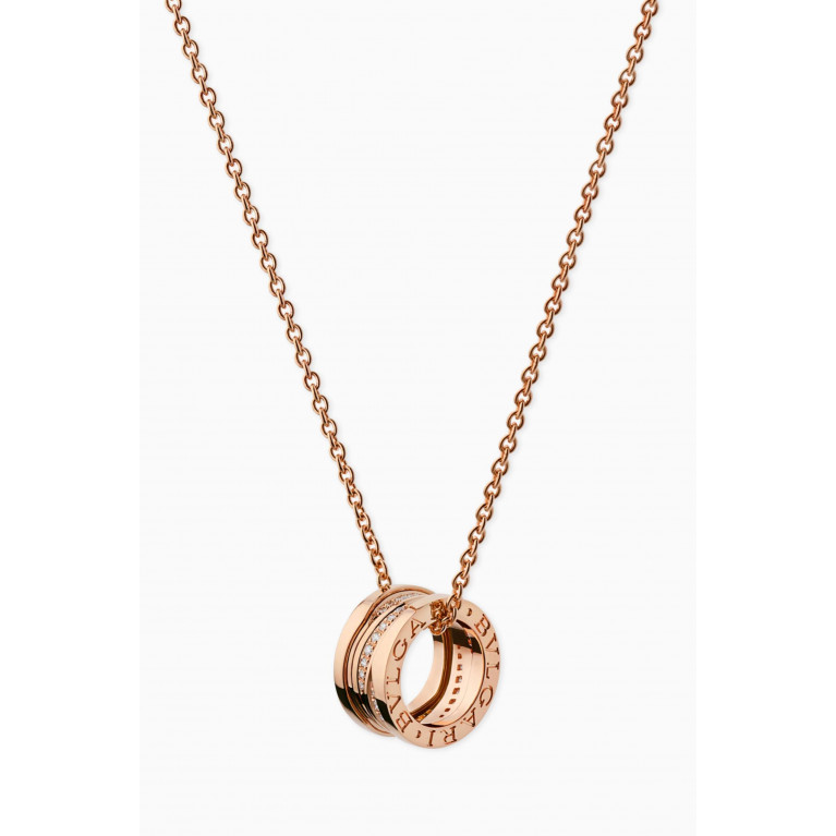 BVLGARI - B.zero1 Design Legend Necklace in 18kt Rose Gold